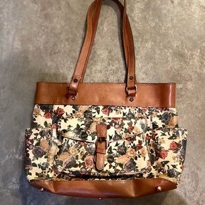 Patricia Nash Floral Leather Purse